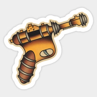 Toy Ray Gun Tattoo Flash Sticker